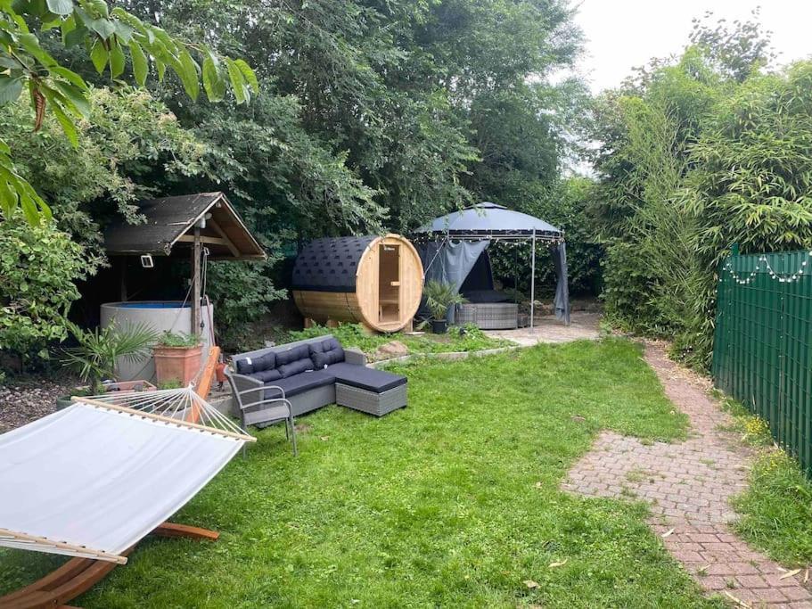 Ferien-Villa Direkt Am Rhein Sauna/Whirlpool Gotterswickerhamm Luaran gambar